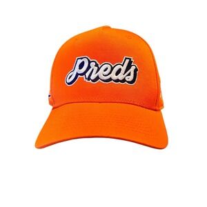 Nashville Predators x‎ Auburn University Orange Snapback Hat Hockey NCAA